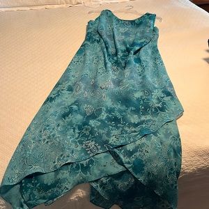 Dressbarn Blue Sharkbite Sundress